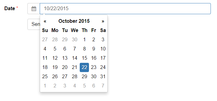 Datepicker in php source code free download 2015